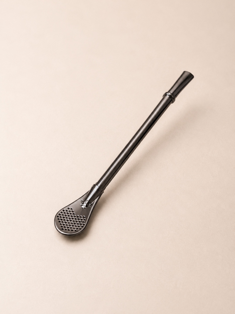 bombilla cuchara black